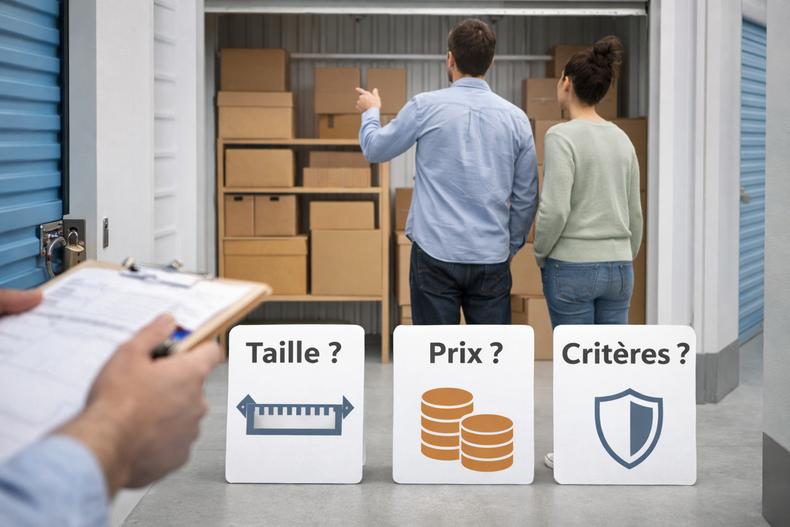 Comment choisir un box de self-stockage : critères, tailles, prix et erreurs à éviter