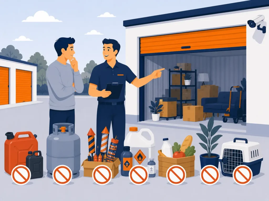 que peut-on stocker dans un box de self-stockage objets autorisés interdits