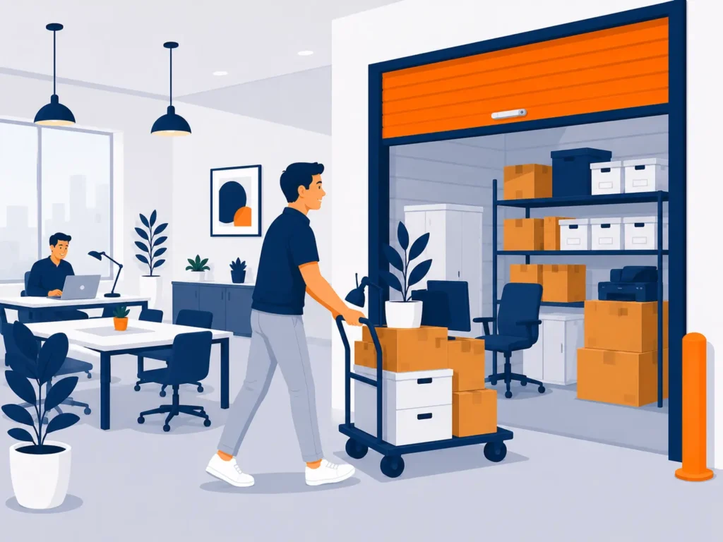 self-stockage pour professionnels archives marchandises bureau
