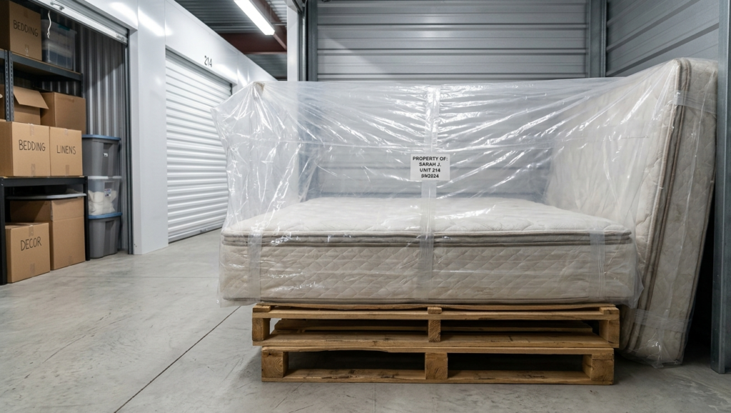 proteger matelas stockage déménagement