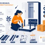 démonter meubles pour stockage