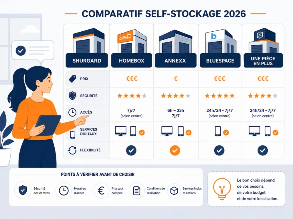 comparaison prix securite services box stockage