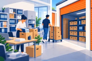 Stockage d’archives d’entreprise : durées, organisation et choix du box