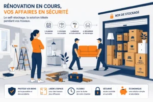 Stockage pendant travaux ? Le guide du self-stockage
