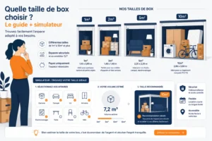 Quelle taille de box de self-stockage choisir ? Le guide + simulateur