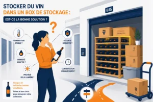 Box self-stockage : peut-on stocker du vin ?