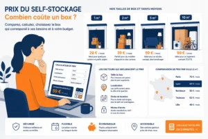 Prix d’un box de self-stockage : combien ça coûte vraiment ?